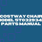 Costway Chair Model 5T0329347 Parts Manual