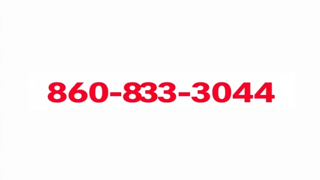 What is 860-833-3044?